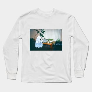 Ghost and It's Plant Friends Long Sleeve T-Shirt